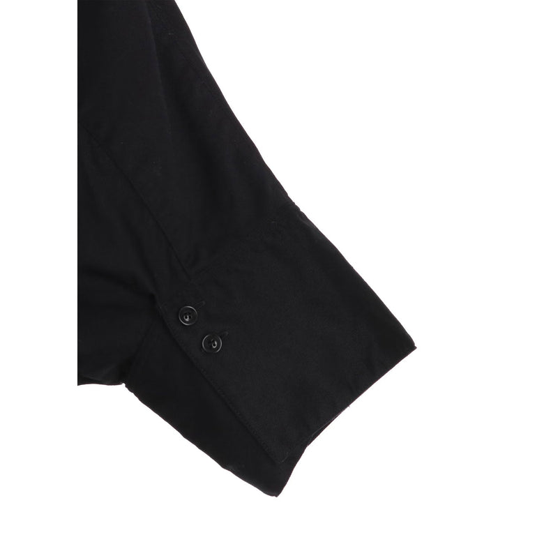 [Y's BORN PRODUCT] COTTON TWILL WIDE CUFFS SHIRT-LIGHT GRAY-