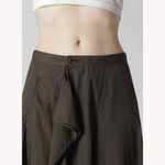 COTTON BROAD GARMENT DYEING SKIRT PANTS