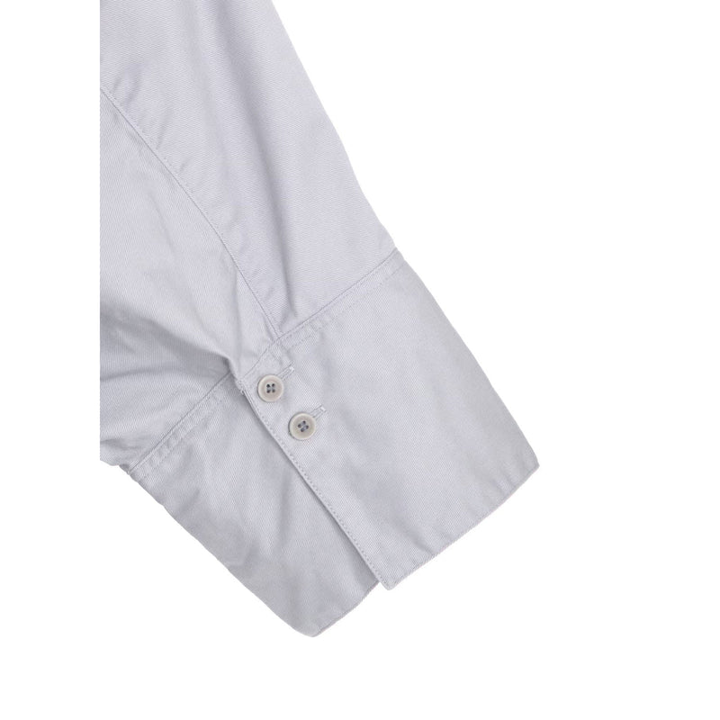 [Y's BORN PRODUCT] COTTON TWILL WIDE CUFFS SHIRT-LIGHT GRAY-
