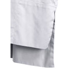 [Y's BORN PRODUCT] COTTON TWILL WIDE CUFFS SHIRT-LIGHT GRAY-
