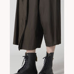 COTTON BROAD GARMENT DYEING SKIRT PANTS