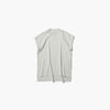 50/2 NATURAL DYED ORGANIC | MOCKNECK PULLOVER -LIGHT GRAY-
