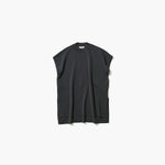 50/2 NATURAL DYED ORGANIC | MOCKNECK PULLOVER -CHARCOAL GRAY-