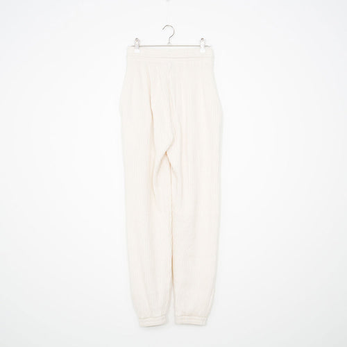 SWEAT PANTS -OFF WHITE-
