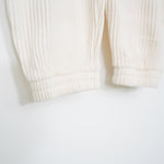 SWEAT PANTS -OFF WHITE-