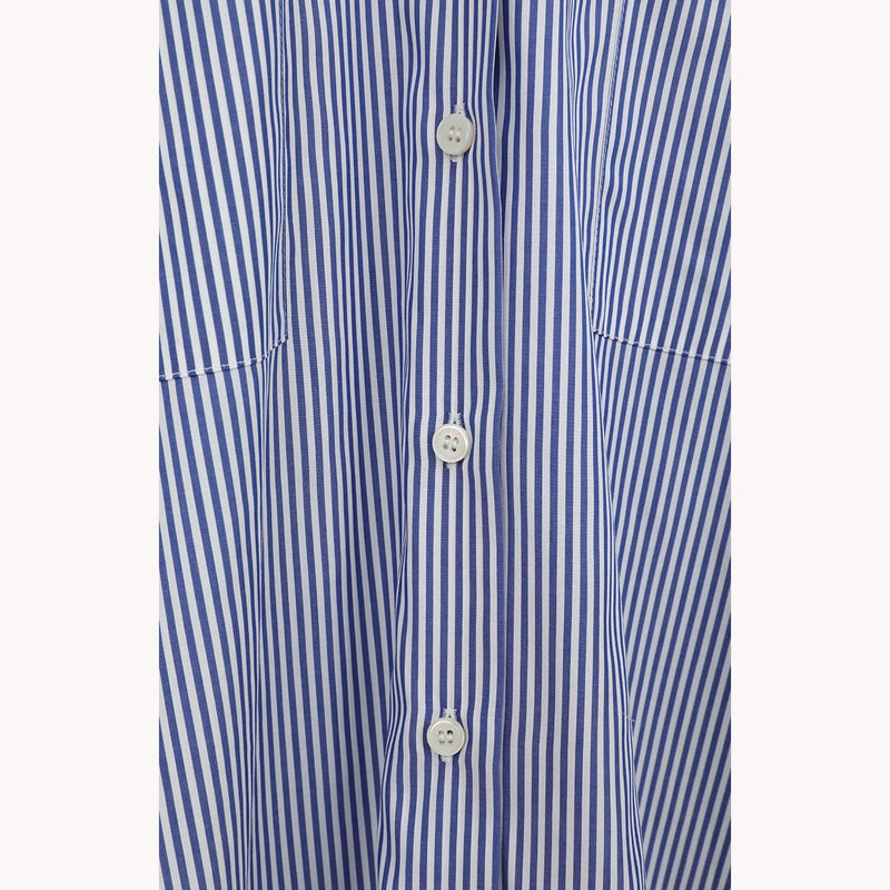 HALF SLEEVE HUGE SHIRTS -STRIPE-