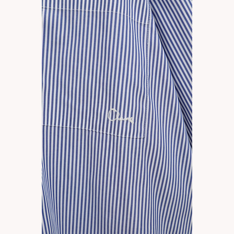HALF SLEEVE HUGE SHIRTS -STRIPE-