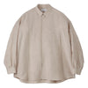 LINEN CUPRO L/S OVERSIZED REGULAR COLLAR SHIRT