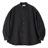 LINEN CUPRO L/S OVERSIZED REGULAR COLLAR SHIRT