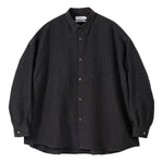 LINEN CUPRO L/S OVERSIZED REGULAR COLLAR SHIRT
