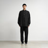 LINEN CUPRO L/S OVERSIZED REGULAR COLLAR SHIRT