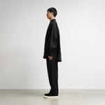 LINEN CUPRO L/S OVERSIZED REGULAR COLLAR SHIRT