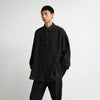 LINEN CUPRO L/S OVERSIZED REGULAR COLLAR SHIRT