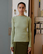 OMATO LONG SLEEVE-BAR GREEN