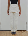 SWEAT PANTS -OFF WHITE-
