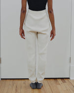 SWEAT PANTS -OFF WHITE-