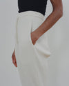 SWEAT PANTS -OFF WHITE-