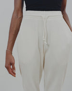 SWEAT PANTS -OFF WHITE-