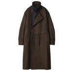 DOUBLE LAPELED DOUBLE BREASTED COAT