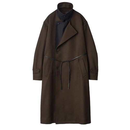 DOUBLE LAPELED DOUBLE BREASTED COAT