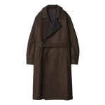 DOUBLE LAPELED DOUBLE BREASTED COAT