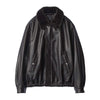 MOUTON COLLAR SHEEP LEATHER ZIP JACKET