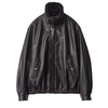 MOUTON COLLAR SHEEP LEATHER ZIP JACKET