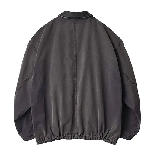 SULFUR DYED WHIP CORD VINTAGE ZIP JACKET