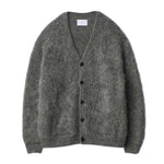 KID MOHAIR KNIT V NECK CARDIGAN