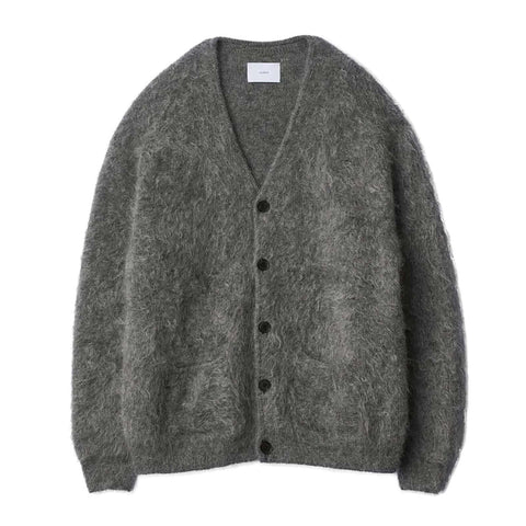 (新品未使用) Kid Mohair Knit V Neck Cardigan KID MOHAIR KNIT V NECK CARDIGAN – THEMARKET