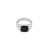 KAY RING BLACK LARVIKITE