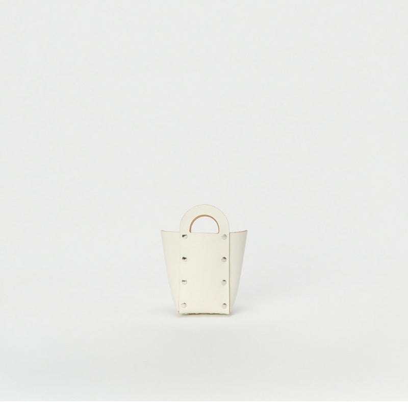 assemble daikei hand bag S WHITE