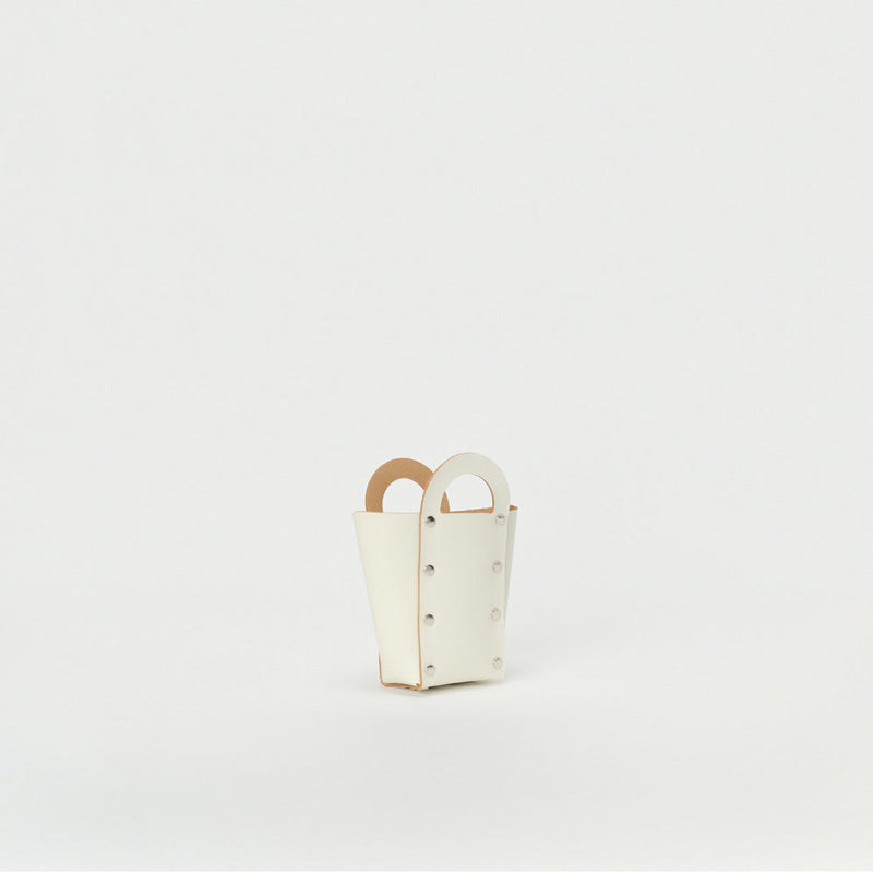 assemble daikei hand bag S WHITE