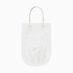 Floral Embroidered Handbag -WHITE