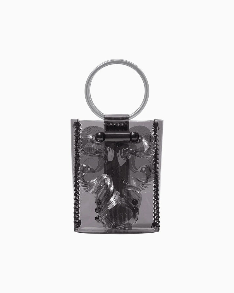 Transparent Sculptural Mini Handbag